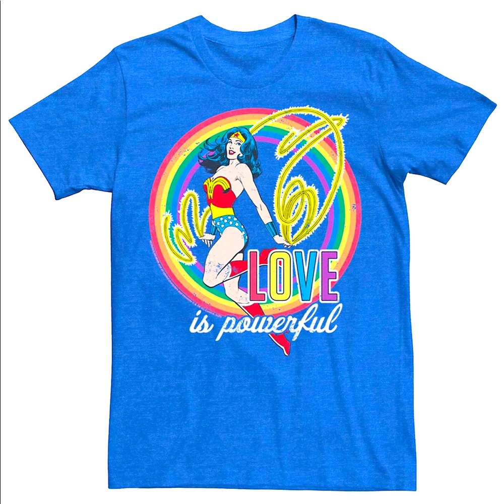 Wonder Woman Love Is Powerful Love Tee